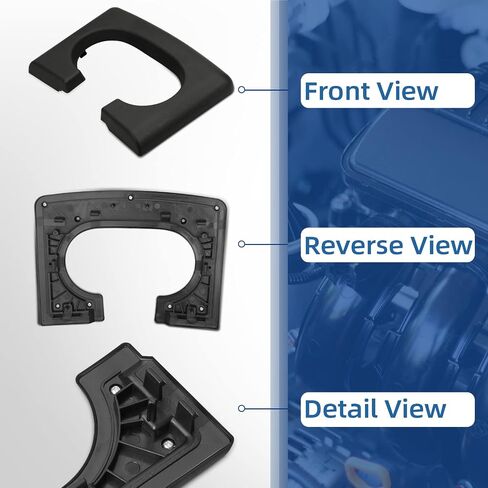وسادة بديلة لحامل الأكواب في وحدة التحكم المركزية باللون الأسود متوافقة مع Ford F150 2004-2014 وسادة حامل الأكواب في وحدة التحكم المركزية in Kuwait