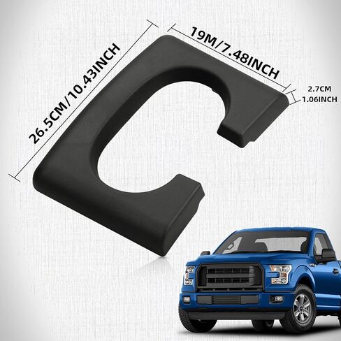 وسادة بديلة لحامل الأكواب في وحدة التحكم المركزية باللون الأسود متوافقة مع Ford F150 2004-2014 وسادة حامل الأكواب في وحدة التحكم المركزية in Kuwait