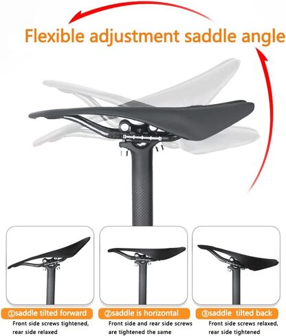 ROADNADO مقعد كربون 27.2 / 30.8 / 31.6 * 350 مم / 400 مم، عمود مقعد الدراجة MTB من ألياف الكربون مقعد دراجة قابل للتعديل أنبوب مقعد الدراجة لدراجة الطريق MTB in Kuwait
