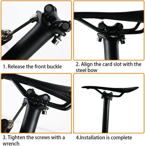 ROADNADO مقعد كربون 27.2 / 30.8 / 31.6 * 350 مم / 400 مم، عمود مقعد الدراجة MTB من ألياف الكربون مقعد دراجة قابل للتعديل أنبوب مقعد الدراجة لدراجة الطريق MTB in Kuwait