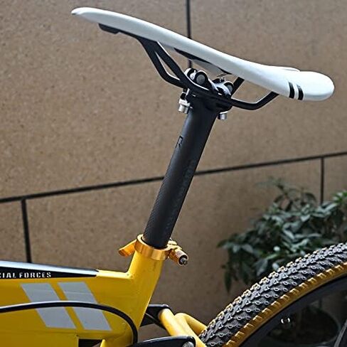 ROADNADO مقعد كربون 27.2 / 30.8 / 31.6 * 350 مم / 400 مم، عمود مقعد الدراجة MTB من ألياف الكربون مقعد دراجة قابل للتعديل أنبوب مقعد الدراجة لدراجة الطريق MTB in Kuwait