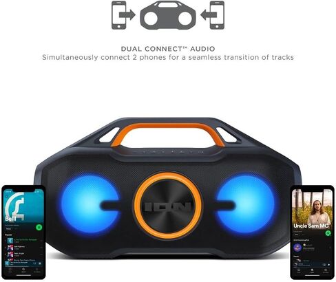 ION Audio AquaSport Max - Water-Resistant Bluetooth Stereo Speaker with Lights (Renewed) in Saudi Arabia