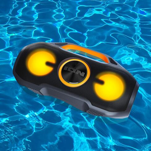 ION Audio AquaSport Max - Water-Resistant Bluetooth Stereo Speaker with Lights (Renewed) in Saudi Arabia