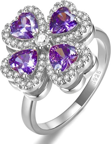 Weinuo Jewelry 925 الفضة الاسترليني أو الذهب مطلي القلق الدائري تململ خواتم للنساء خواتم جوهرة للفتيات في سن المراهقة أوبال متعدد الألوان مكعب زركونيا الدوار الدائري حجم 5 6 7 8 9 10 11 12 in Kuwait