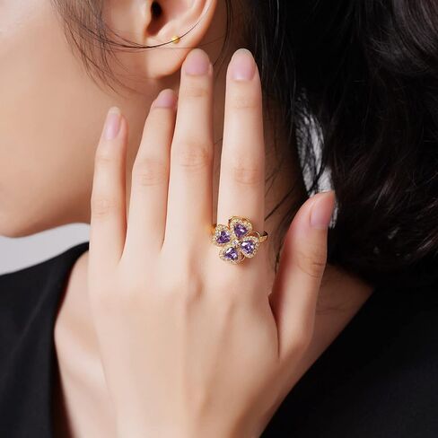 Weinuo Jewelry 925 الفضة الاسترليني أو الذهب مطلي القلق الدائري تململ خواتم للنساء خواتم جوهرة للفتيات في سن المراهقة أوبال متعدد الألوان مكعب زركونيا الدوار الدائري حجم 5 6 7 8 9 10 11 12 in Kuwait