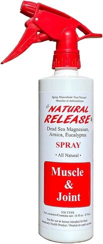 Natural Release Muscle Spray Treatment - Horse Liniment for Sore Muscles, Joint Pain, Tendon & Inflammation Relief - Easy to Use, Fast Acting, Alcohol & Menthol Free (16 oz) in Saudi Arabia