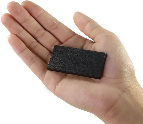 Evemodel Rectangle Model Bases Black Plastic for Wargames Table Top (25 * 50mm-40pcs) in Saudi Arabia