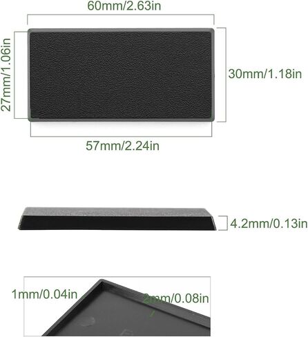 Evemodel Rectangle Model Bases Black Plastic for Wargames Table Top (25 * 50mm-40pcs) in Saudi Arabia