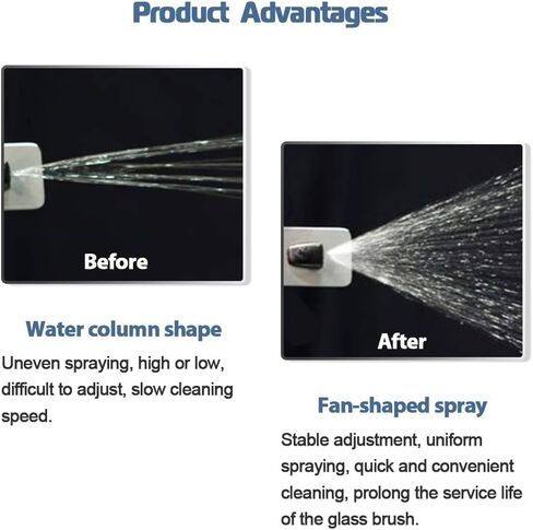 مجموعة فوهات غسالة الزجاج الأمامي تحل محل 7T4Z-17603-A 7T4Z-17603-A-JET المتوافقة مع 2007-2011 Edge، 2007-2010 Lincoln MKX Spray Jet Kit قطعتان in Kuwait