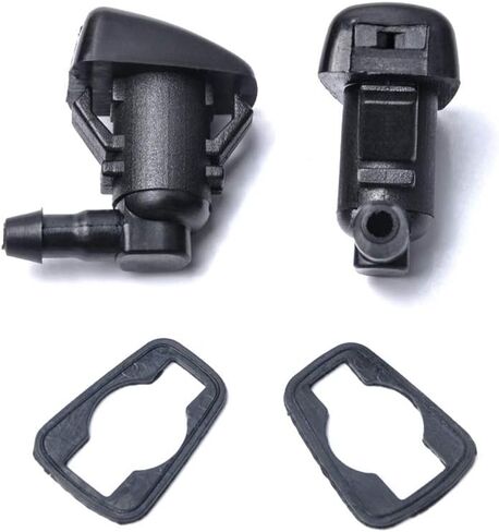 مجموعة فوهات غسالة الزجاج الأمامي تحل محل 7T4Z-17603-A 7T4Z-17603-A-JET المتوافقة مع 2007-2011 Edge، 2007-2010 Lincoln MKX Spray Jet Kit قطعتان in Kuwait