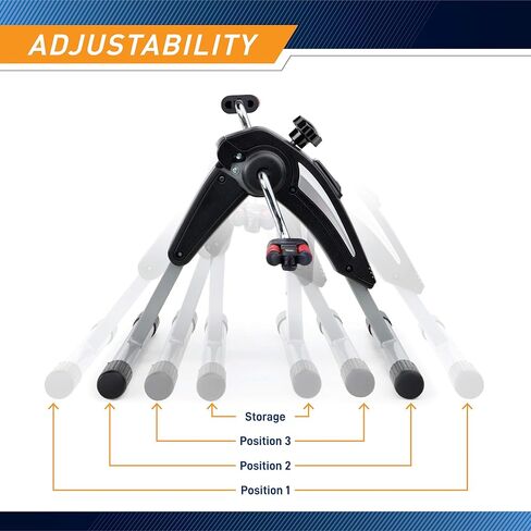 دورة تمرين الساق والذراع بدواسة صغيرة تحت المكتب من مارسي مع تمارين الساق للعلاج الطبيعي بمقاومة مغناطيسية قابلة للتعديل in Kuwait