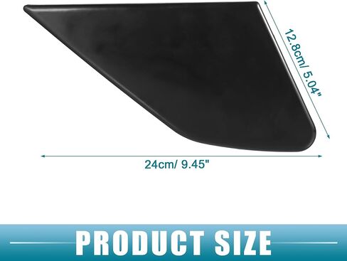 الجبهة اليسرى اليمنى الباب مرآة الزاوية واقيات الطين غطاء مثلث لهوندا صالح 2009-2013 البلاستيك الأسود 1 زوج in Kuwait