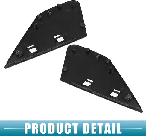 الجبهة اليسرى اليمنى الباب مرآة الزاوية واقيات الطين غطاء مثلث لهوندا صالح 2009-2013 البلاستيك الأسود 1 زوج in Kuwait