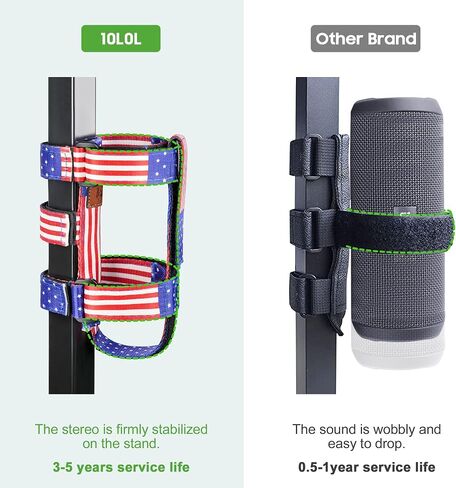 10L0L Golf Cart Portable Speaker Mount with Adjustable Strap, Outdoor Bluetooth Wireless Speaker Holder in Saudi Arabia