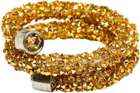 Luminous Rhinestone Swirl Napkin Ring, Sparkling Rhinestones on Flexible Wire, for Cloth Napkins, Formal Dining Table Setting, Events, Weddings, Black, 2", Set of 4 in Saudi Arabia