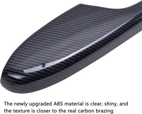 Door Armrest Interior Panel Trim Cover Carbon Fiber Pattern Compatible with Honda 10th Civic 2016-2021 Accessories in Kuwait