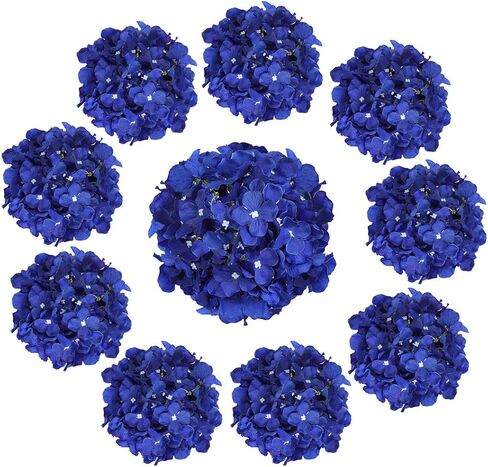 10 عبوات من زهور الكوبية الاصطناعية من Luyue زهرة حرير أرجوانية مع جذع تشكيلة زهور كبيرة لتزيين المنزل قطعة مركزية لحفلات الزفاف in Kuwait