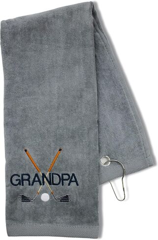 Mulligan | Funny Golf Towel for Men or Woman Golfer Gifts - Embroidered Tri-fold Golf Towel for Golf Bags, Golf Accessories, Novelty | Birdie in Saudi Arabia