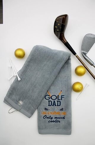 Mulligan | Funny Golf Towel for Men or Woman Golfer Gifts - Embroidered Tri-fold Golf Towel for Golf Bags, Golf Accessories, Novelty | Birdie in Saudi Arabia