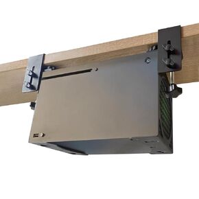 UISKOOPW No Drilling Under Desk Mount for Xbox Series X, Under Desk Holder Compatible with Xbox X, Stealth Horizontal Stand Gaming Desk Accessories for XSX in Kuwait