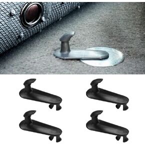 4PCS Floor Mat Clips for Car, Floor Carpet Clips Mat Fixing Hooks Carpet Holders Fixing Clamps, Car Accessories Cargo Mat Clip Carpet Fixing Buckles Retainer Fastener for Toyota Lexus