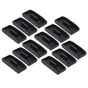Charles Leonard Magnetic Whiteboard Eraser, Storage for 2 Markers, Pack of 12, (CHL74530-12)