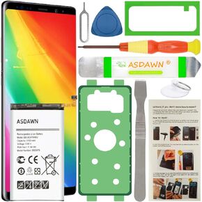Galaxy S10e Battery Replacement, EB-BG970ABU Battery for Samsung Galaxy S10e SM-G970 G970F/DS G970U G970W with Back Cover Adhesive + Battery Adhesive + Repair Tool Kit + Installation Instruction