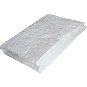 Ceramic Fiber Blanket, Fireproof Insulation Baffle Rated to 2400F,Insulation Blanket for Wood Stove Baffle, Fireplace, Pellet Stove, Chimney, Furnace, Boiler, Pizza Ovens and Forge（39.4x24x0.5inch）