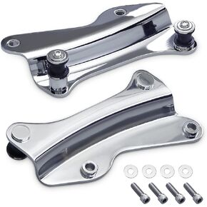 WATERWICH 4 Point Docking Hardware Kit Compatible with Harley Davidson Street Electra Glide Road King Glide 2014 2015 2016 2017 2018 2019 2020 2021(Chrome)