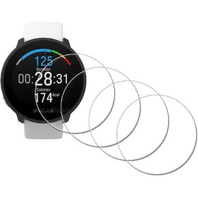 Screen Protector for POLAR Unite Watch [4 Pack] Tempered Glass Anti-Scratch Bubble-Free Easy Installation