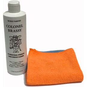 metal chrome aluminum plastic cleaner with 2-pack GRACE-I-AM microfiber polishing cloth