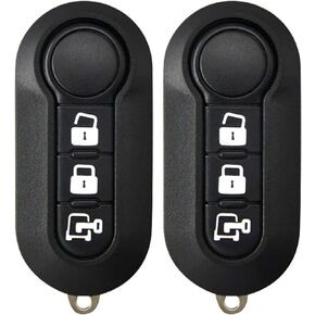Lot 2X New Replacement Keyless Key Fob Shell / CASE Compatible with & Fit for RAM Promaster Van & City (No Electronics or Chip Inside)