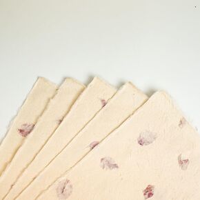 Bodhiartistry Handmade Reusable All Natural Gift Wrapping/Packaging Art & Craft Paper with Bougainvillea Leaves 5 sheets 20"x30" in Saudi Arabia