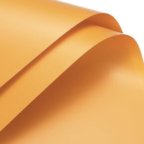 MECCANIXITY Flower Wrapping Paper Waterproof Floral Wrap Bright Orange Gift Packaging 22.8 x 22.8 Inch Used for DIY Crafts Bouquet Packaging 20 Pcs