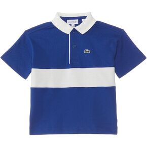 Lacoste Oversized Short Sleeve Color Blocked Polo Shirt