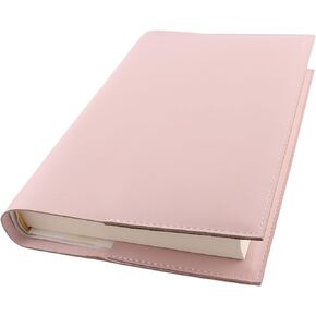 Faux Leather Cover for Book, Bible, Hardcover, Paperback, and Other (Small-Medium - Pink)