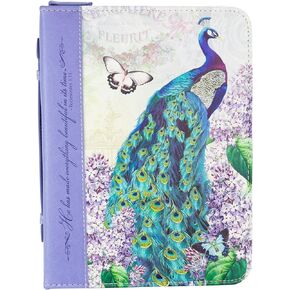 Divinity Boutique Bible Business Report Cover (25739) | Fits Bibles up to 10" X 7" X 1.50", Peacock, x-Large