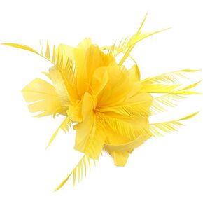 قبعة فاسيناتور للنساء على شكل ريش شبكي على شكل زهرة مشبك شعر لحفلات الشاي وحفلات الزفاف وحفلات الكوكتيل 20 ثانية خوذة فلابر in Kuwait