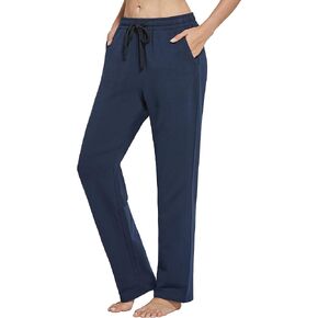 SPECIALMAGIC Women Yoga Sweatpants Pajama Wide Leg Cotton Drawstring Lounge Pants Leisure