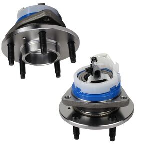 Autoround 513179 2-Pack Front Wheel Hub and Bearing Assembly Compatible with Cadillac Seville/DeVille, Buick Century/Park Avenue/Lacrosse, Oldsmobile Intrigue, 5 Lugs w/ABS
