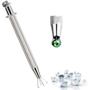 Semme Piercing Jewelry Tool, Jewele Pick-Up Tool, Diamond Gems Prong Tweezer Catcher Grabber Jewelry Making Jeweler Tool