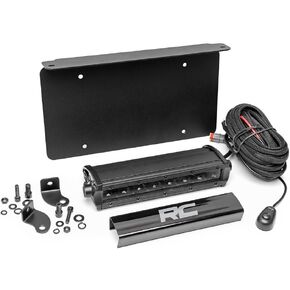 Rough Country 8" Black Series LED License Plate Mounting Kit | Universal - 70183