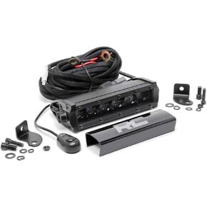 Rough Country 6" Black Series Single Row CREE LED Light Bar - 70707BL