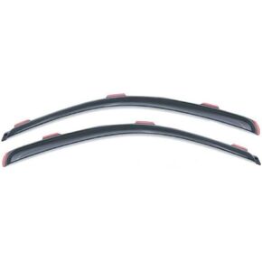 Auto Ventshade [AVS] In-Channel Ventvisor / Rain Guards | Fits 2017 - 2024 Ford F-250/F-350/F-450 Super Duty Standard Cab- Smoke, 2 pcs. | 192452