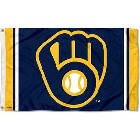 WinCraft Milwaukee Brewers 3x5 Foot Grommet Flag