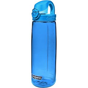Nalgene On the Fly BPA-Free Water Bottle, Blue w Glacier Blue, 24 oz