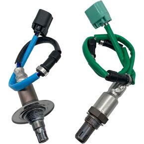 2Pcs Oxygen O2 Sensor Upstream Downstream Compatible with Honda CRV 2.4L L4 2007 2008 2009 Replacement for 234-9062 234-4359