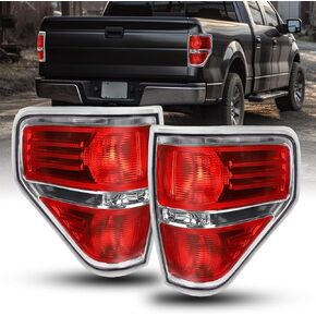 AUTOONE F150 Tail Light Assembly Rear Lamps Replacement for 2009 2010 2011 2012 2013 2014 Ford F-150, Driver & Passenger Side
