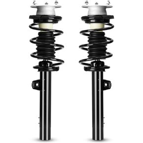 Front Complete Struts Coil Spring Assembly Compatible with 2007-2013 BMW 328i 335i, 2008-2013 128i 135i, 2006-2011 BMW 323i, 2009-2011 335D, 2006 325i 330i, 2013 135Is - 11373 11374 Shock Absorbers