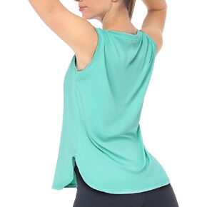 Workout Tank Tops for Women Sleeveless Athletic Yoga Quick Dry Exercise Running Shirts with Side Slit